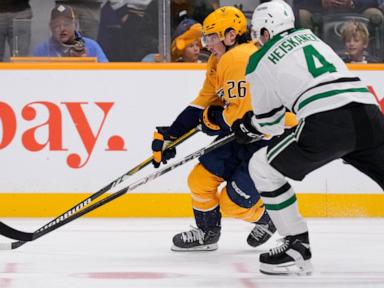 Dallas Stars score 4 goals in 5 shots to take down Predators 4-3 in both teams' season opener