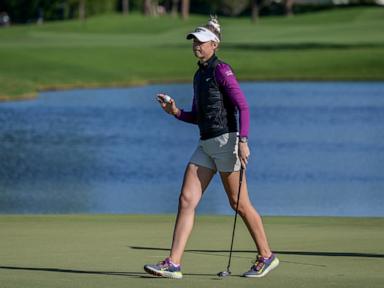 Charley Hull is fresh off a win and tied for the lead on LPGA. Nelly Korda is 2 behind