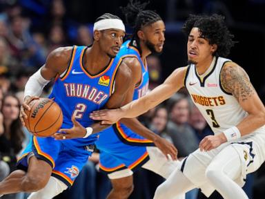 Gilgeous-Alexander, Holmgren lead Thunder to 102-87 win over Nuggets in season opener