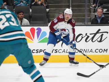 Colton scores twice, Annunen makes 25 saves to help Avalanche beat winless Sharks 4-1