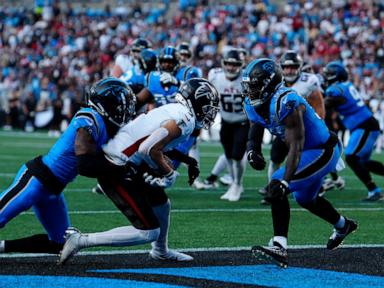 Bijan Robinson scores 2 TDs; Falcons beat Panthers 38-20 for 3rd straight victory vs. NFC South foe