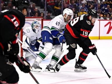 DeBrusk stars as the Canucks hold off the Senators for a 4-3 win