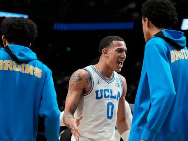 UCLA rolls to another first-round March Madness win, 72-47 over Utah State