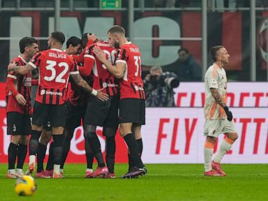 Milan's new signings help the Rossoneri beat Roma 3-1 to reach Italian Cup semifinals