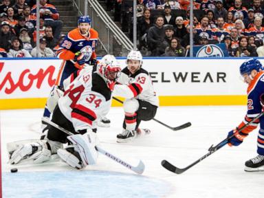 Jake Allen makes 31 saves in the Devils' 3-0 victory over the Oilers