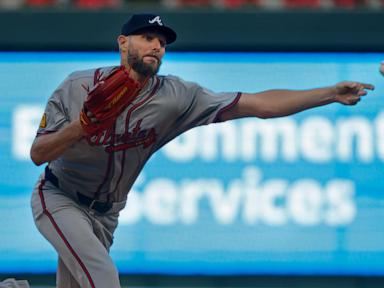 Braves beat skidding Twins 5-1 for 3-game sweep, as Sale notches 15th win and Soler shines