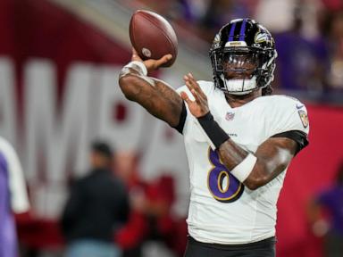 Analysis: In a game where he threw 5 touchdown passes, Lamar Jackson's lead block spoke volumes