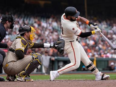 Heliot Ramos becomes first right-handed batter to hit Splash Homer at Oracle Park