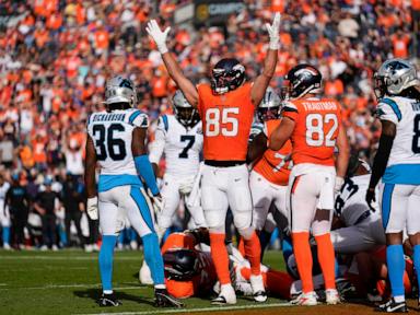 Rookie Bo Nix has 3 TD passes in leading the Broncos to a 28-14 win over the Panthers