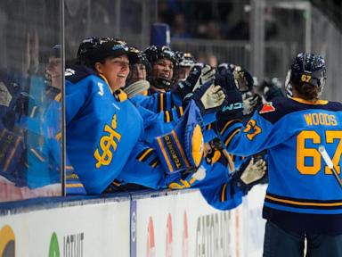 Woods breaks 2nd-period tie in Sceptres' 3-1 win over Fleet