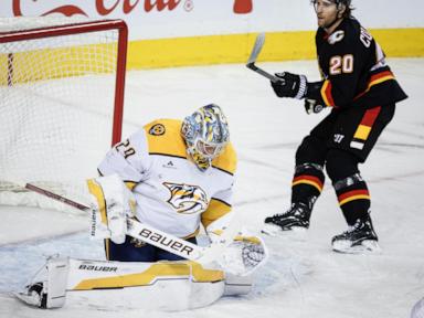 Ryan O’Reilly has hat trick, Predators beat the Flames 4-1 for 2nd victory in 2 nights