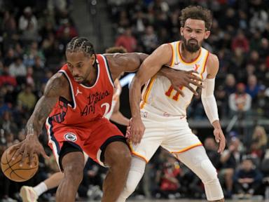 Powell scores 20, Leonard has 12 points in return as Clippers cruise to 131-105 victory over Hawks