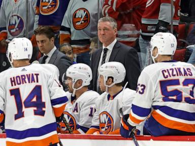 Islanders coach Patrick Roy returns to Colorado and the building where his retired number hangs