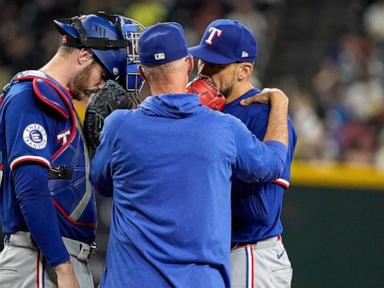 Walker hits 2 homers, Gallen dominates on mound and the D-backs beat the Rangers 6-0