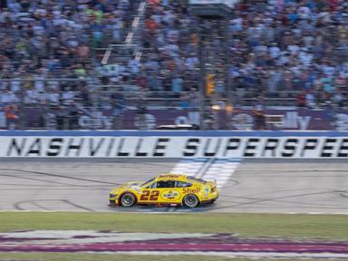 Joey Logano wins at Nashville in record 5th overtime for 1st NASCAR Cup Series victory of year