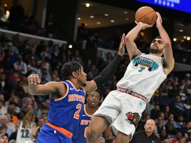 Anunoby's 3-pointer with 5.3 seconds remaining sends Knicks past Grizzlies, 114-113