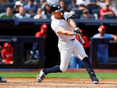 Donovan hits a 3-run homer as the Cardinals hold off the Yankees for a 6-5 win