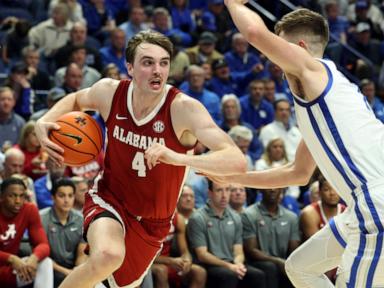 Nelson scores 25 points as No. 4 Alabama tops No. 8 Kentucky 102-97