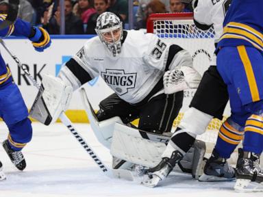 Anze Kopitar scores natural third-period hat trick to rally the Kings over the Sabres