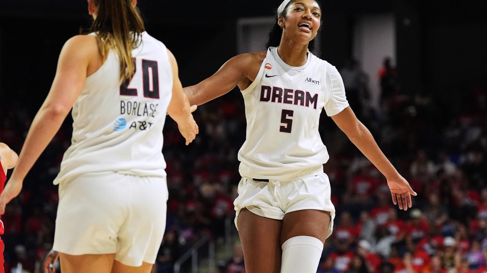 Dream star forward Angel Reese voted WNBA Defensive Player of the Year