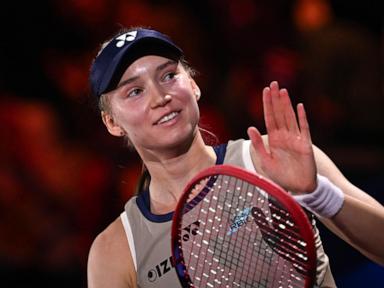 Rybakina beats Muchova 7-5, 6-1 to win the Porsche Tennis Grand Prix