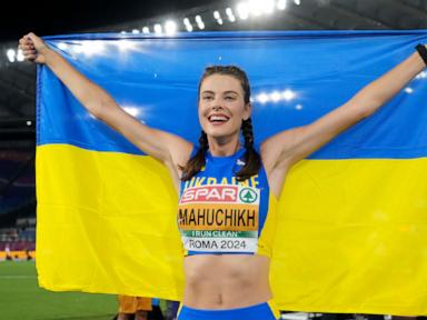 Olympics on her mind, Ukraine in her heart, world-record high jumper goes for a gold medal in Paris