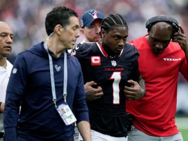 Texans wide receiver Stefon Diggs out for season after tearing right ACL