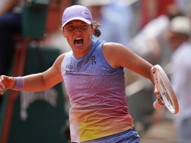 French Open: Elina Svitolina saves match points and beats 2024 runner-up Jasmine Paolini
