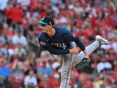Kirby wins 3rd straight start, Naylor homers in Mariners' 3-2 win over Cardinals