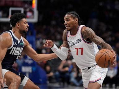 Quentin Grimes leads bench scoring barrage as Mavericks beat Clippers 113-97 without Luka Doncic