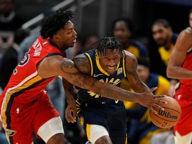 Haliburton scores 34 and delivers key plays in the clutch to send Pacers past Pelicans 114-110