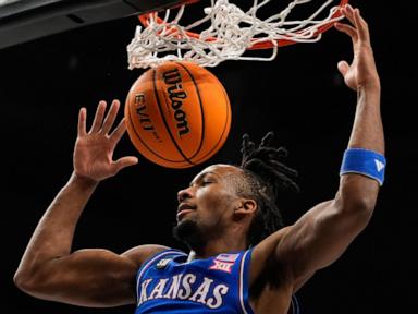 Kansas freshman Darryn Peterson declares for the NBA draft and is projected as a top-3 pick