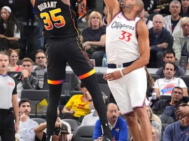 Booker and Durant lead Suns to 125-1119 comeback win over Clippers