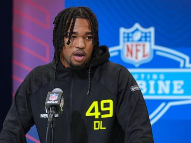 Mike Green tells reporters at NFL combine he left Virginia after being accused of sexual assault