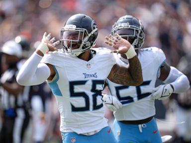 Caleb Williams has a rough debut but gets bailed out by Bears' defense in 24-17 win over Titans