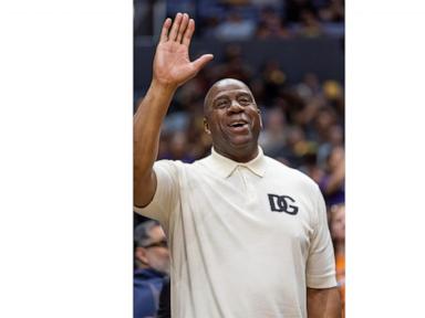Magic Johnson admires how Caitlin Clark and Angel Reese deal with the hype while uplifting the WNBA