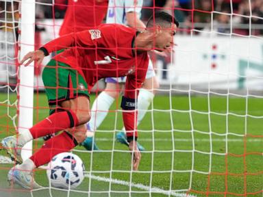 Ronaldo scores late winner as a substitute for Portugal as 10-man Spain overpowers Switzerland