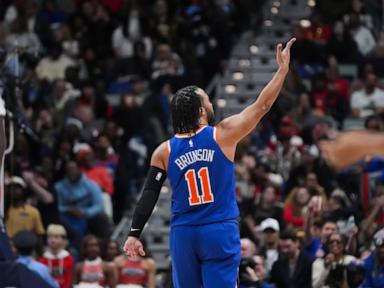 Brunson scores season-high 39 points to lead Knicks past Pelicans 104-93