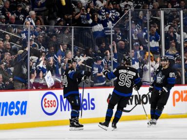 Tavares helps Maple Leafs snap Jets unbeaten streak with 6-4 win