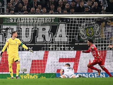 Mainz up to third in Bundesliga after win at Borussia Mönchengladbach