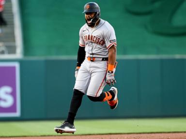 Ramos hits 3-run homer, Webb works six innings as the Giants beat the Nationals 10-5