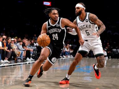 Thomas scores 32, Nets beat Bucks 115-102 in home opener for first win under Jordi Fernandez