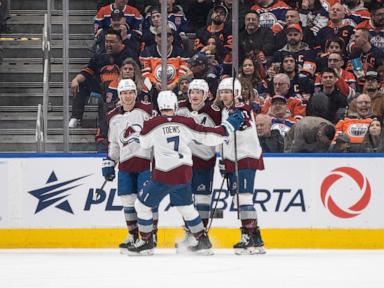 Necas scores tiebreaking goal in 3rd period as Avalanche beat Oilers 5-4