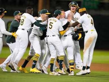 Seth Brown hits walk-off RBI single in 13th inning and Athletics beat Tigers 7-6