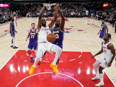 Kevin Durant, LeBron James meet in playoffs for 4th time when Rockets visit short-handed Lakers