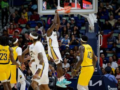 Zion Williamson is out indefinitely with a left hamstring injury, Pelicans say