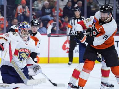 Panthers waste early 3-goal lead, rally with 3 goals in final minutes to top Flyers 7-5