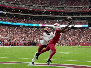 Rookie QB Daniels stars again in desert return, Commanders beat Cardinals 42-14 for 3rd straight