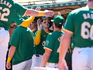 A's send Coliseum out in style in final home game, beat Rangers 3-2