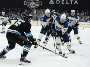 Clayton Keller has goal, 3 assists as Utah beats Blues 4-2 to snap 3-game skid